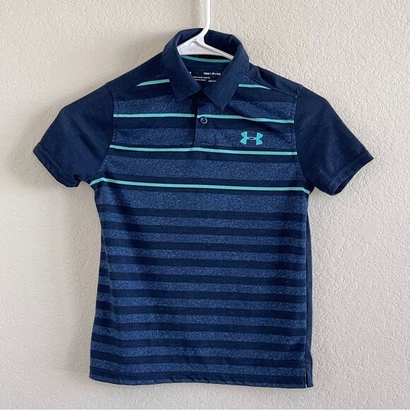 Under Armour Youth Small Loose Heatgear Polo - EUC - Picture 1 of 3